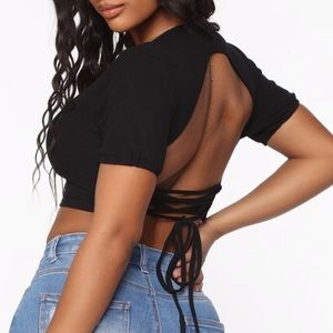 Fashion Nova crop top Medium NWT